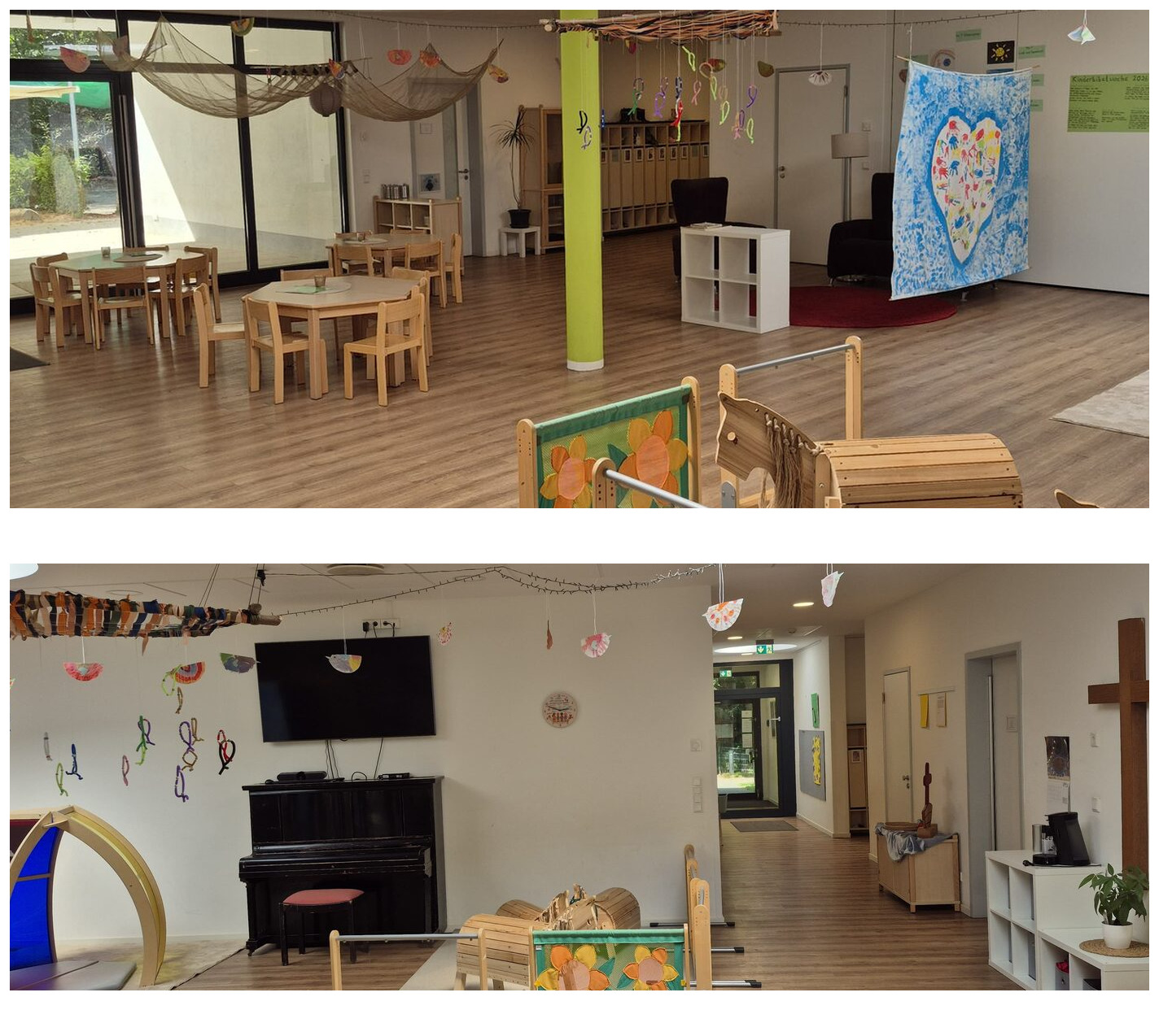 Kinder und Betreuer gemeinsam